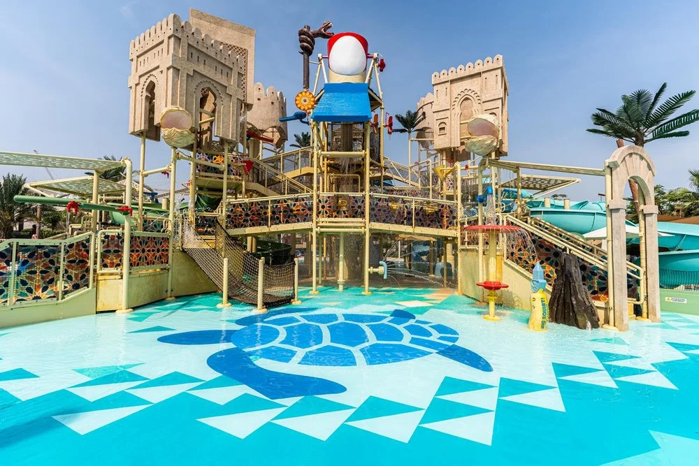 Aquatic safety flooring installation — sports construction company UAE