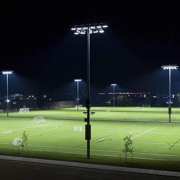 Sports and stadium lighting installation