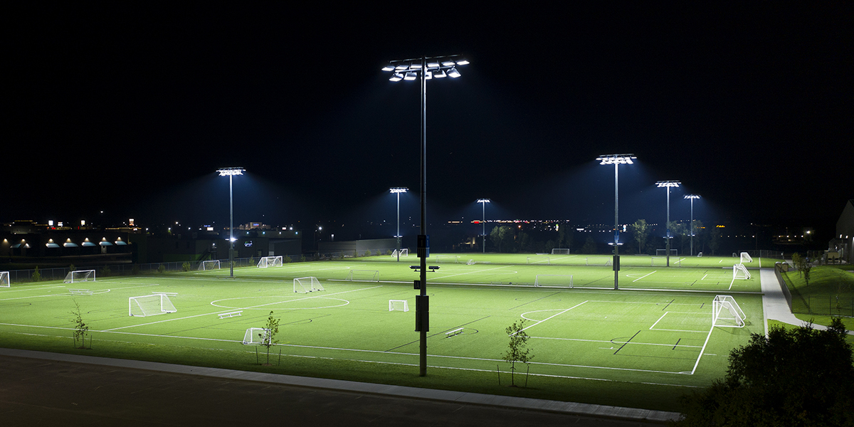 Sports and stadium lighting installation — sports construction company UAE